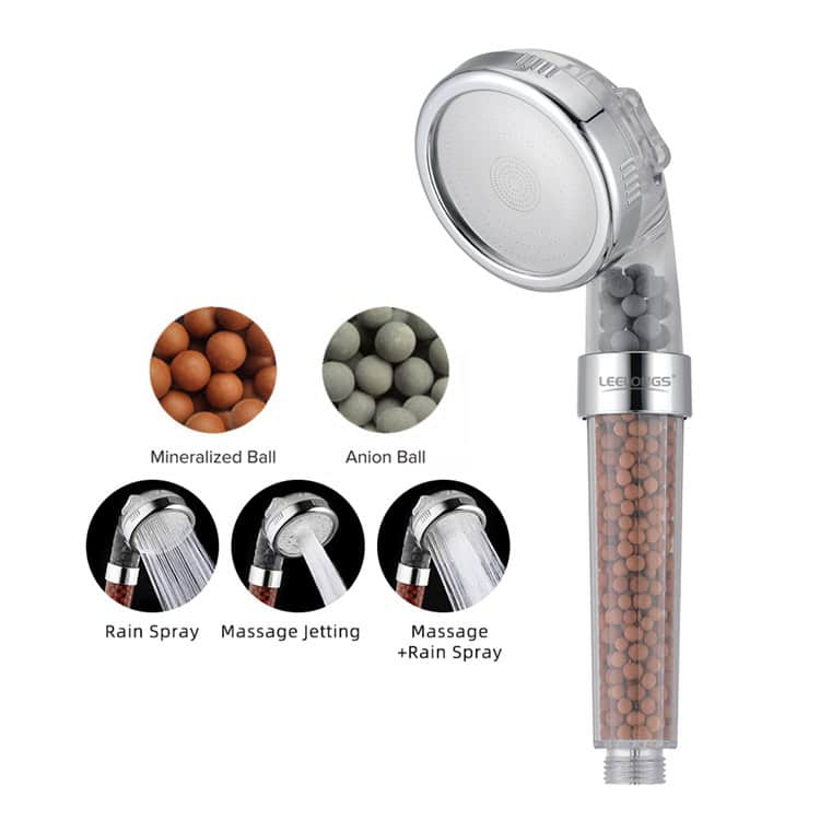 3 Ersatzfilter Für PWERAN Duschkopf – Mehrstufiger Filter Gegen Chlor & Hartes Wasser