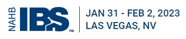 NAHB International Builders' Show (IBS) logo. Event: Jan 31-Feb 2, 2023, Las Vegas, NV.