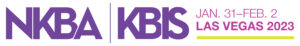 Logo of NKBA and KBIS 2023 event in Las Vegas, Jan 31 - Feb 2.