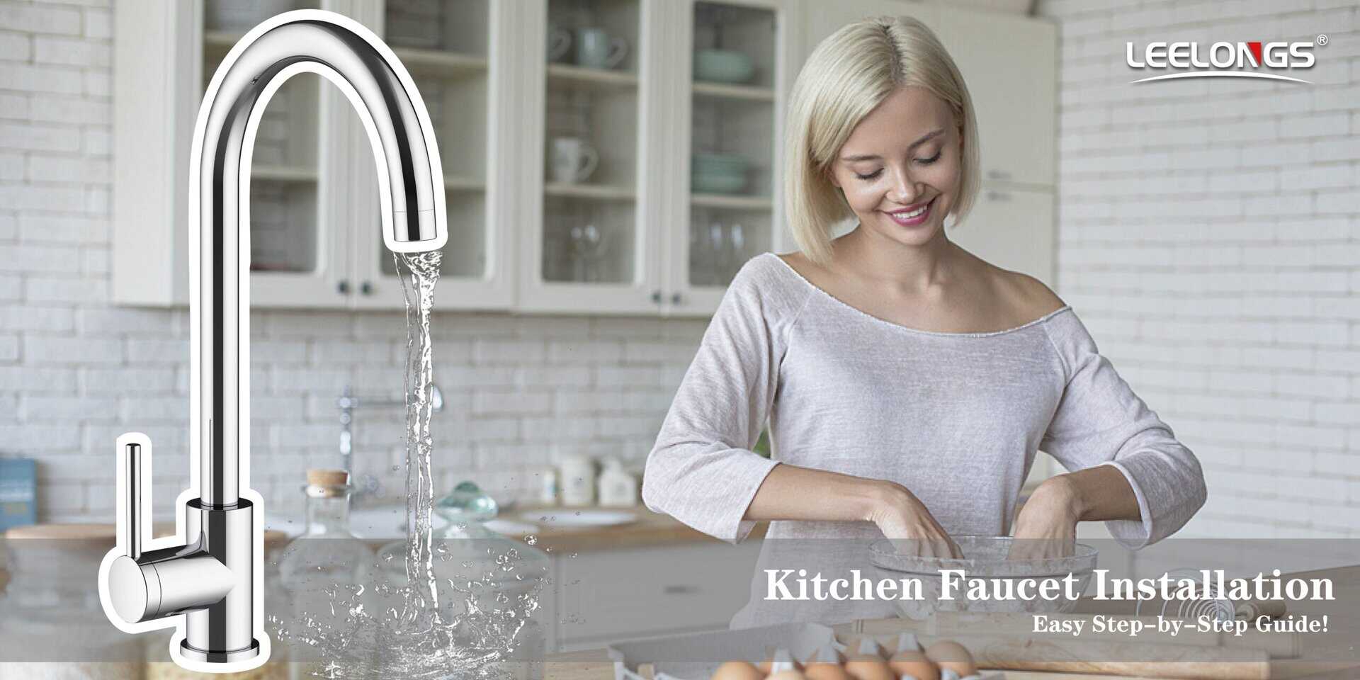 Kitchen faucet installation