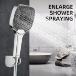 soffione doccia con tubo flessibile per vasca da bagno