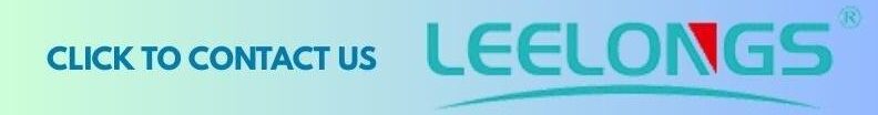 تحتوي اللافتة على عبارة "انقر للاتصال بنا" مع شعار "LEELONGS" على خلفية متدرجة اللون الأزرق والأخضر.