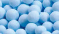 Blue antibacterial ball
