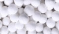 Calcium sulfite balls