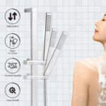 High-quality, adjustable shower head with easy-to-clean design and trusted durability, perfect for modern bathrooms.