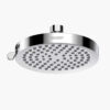 High-quality luxury 6-inch fixed showerhead with multiple spray settings for a customizable shower experience. Made of durable, polished chrome for a sleek, modern look.