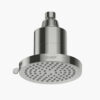 High pressure rain showerhead with 5 functions, 6-inch diameter, stainless steel finish, designed for a luxurious shower experience. Perfect for modern bathrooms.