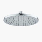 High-quality 8.86-inch round explosion-proof rain shower head for bathroom, designed for a wide, even water spray, durable and safe for modern shower systems.