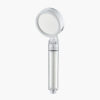 High pressure filter shower head for water purification, featuring a sleek design and easy installation, ideal for improving water quality in your shower.