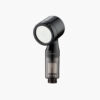 Compact travel hand shower with PP cartridge filter for filtered water and easy installation, ideal for portable shower needs.