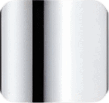 Sleek modern stainless steel refrigerator with a black vertical handle, showcasing a minimalist design suitable for contemporary kitchens.