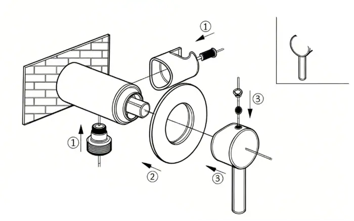 Detailed plumbing repair diagram showing components like pipes, fittings, and tools for effective plumbing maintenance and repair.